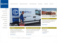 Tablet Screenshot of kemtec.nl